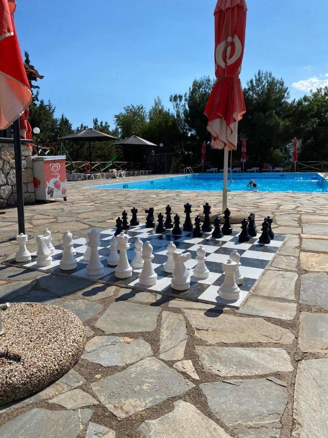 Bungalow - Camping Apollon Delphi ภายนอก รูปภาพ