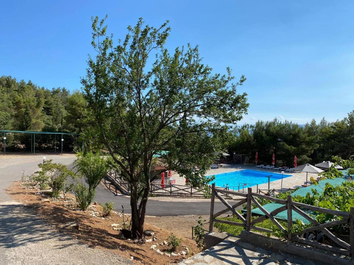 Bungalow - Camping Apollon Delphi ภายนอก รูปภาพ